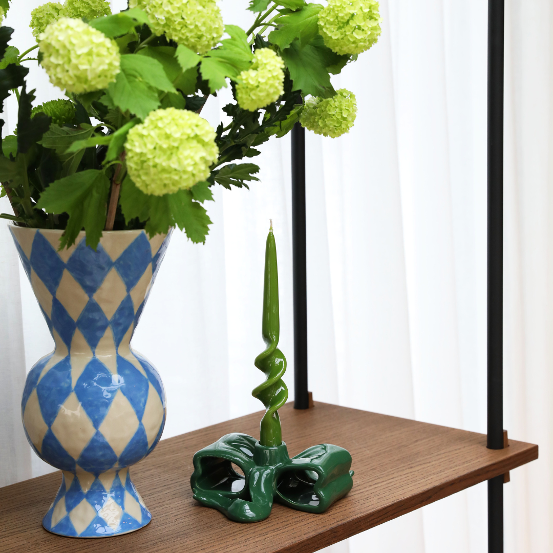 Blue Rhombic Vase By &Klevering - PRE ORDER