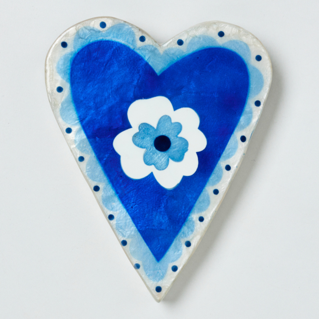 POPPY BLUE HEART