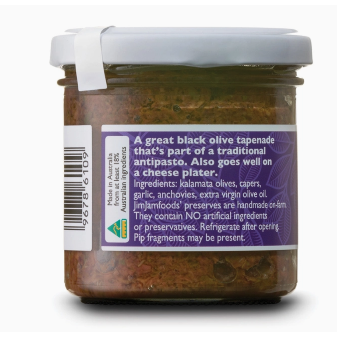 JimJam Foods Olive Tapenade 140g