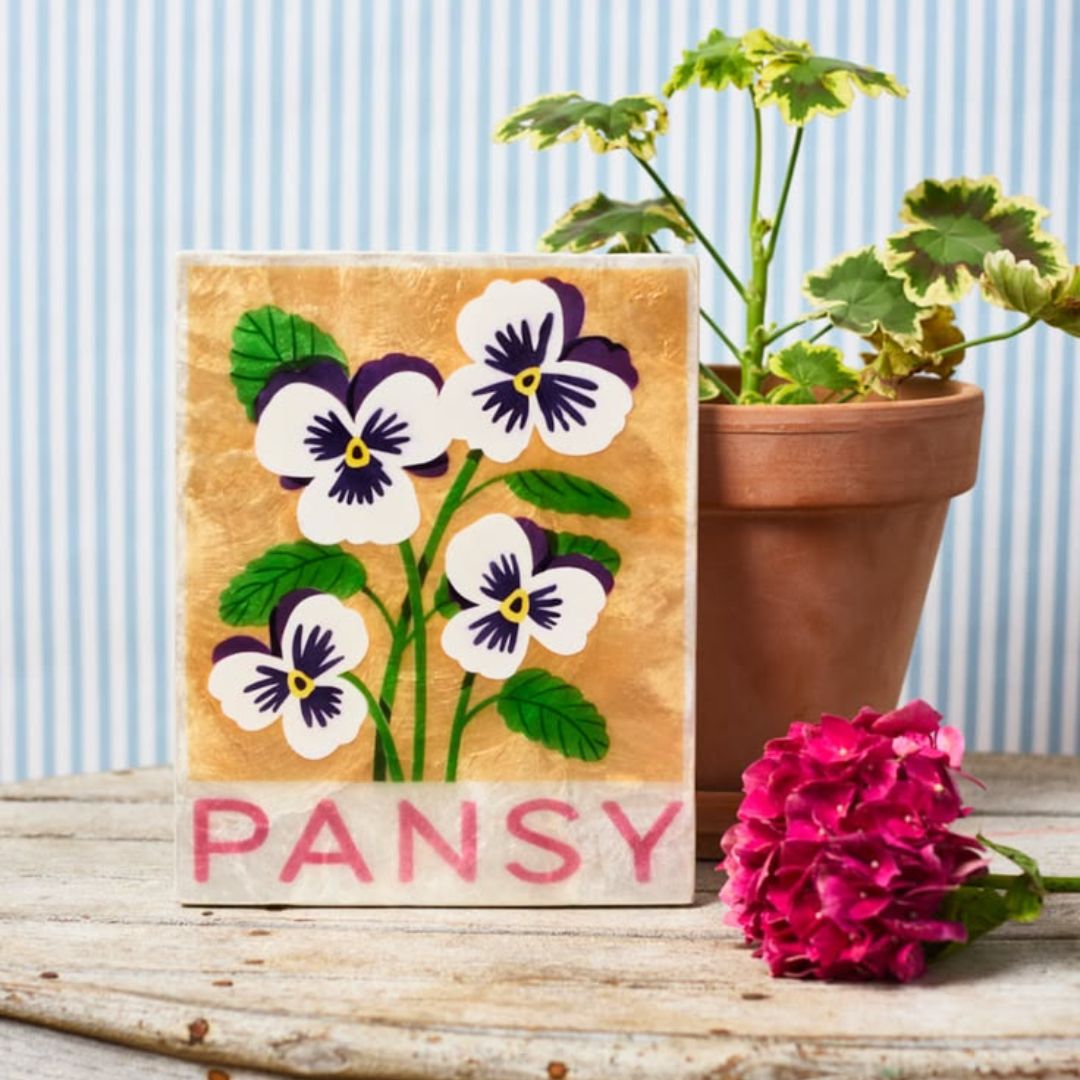 MARKET WALL ART PANSY