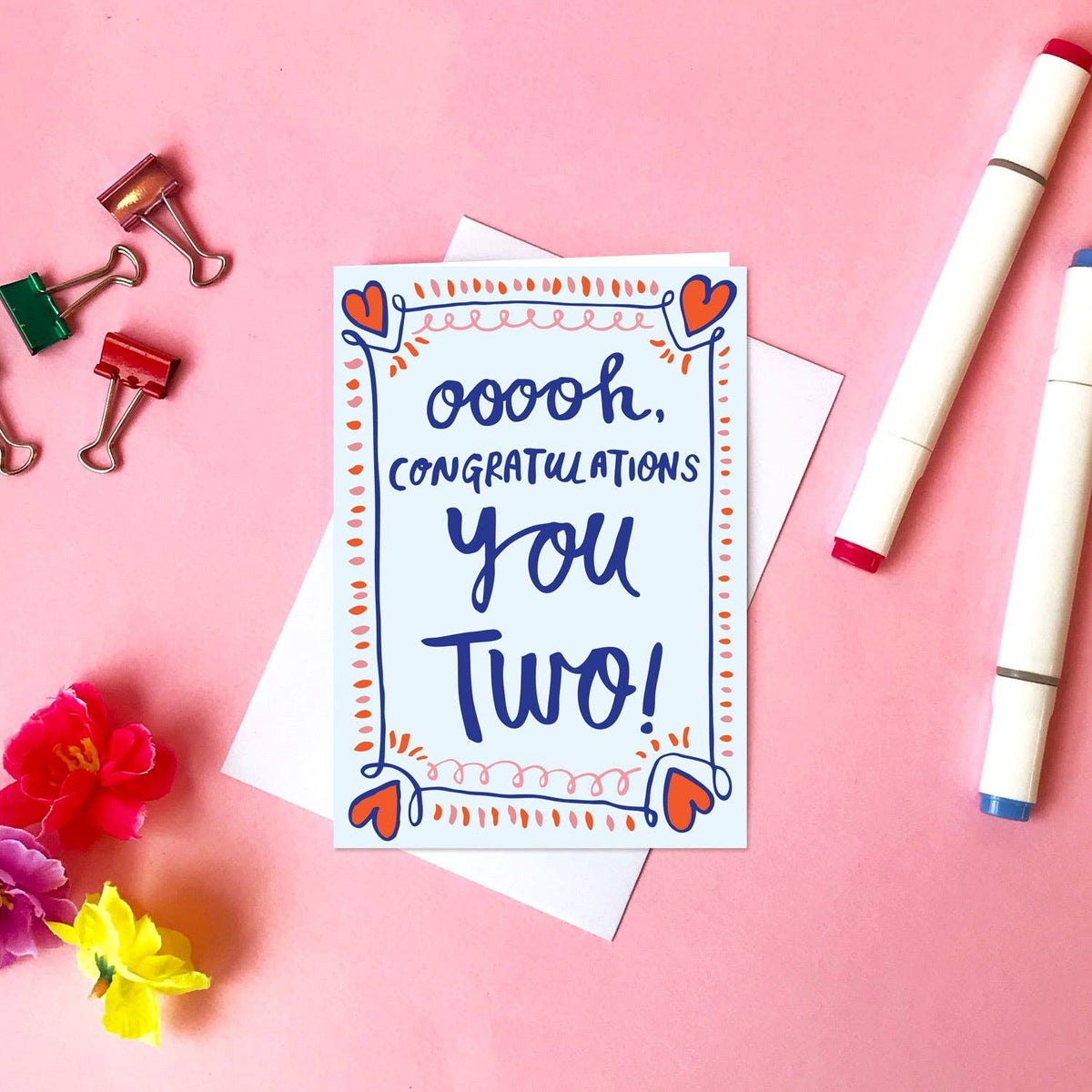 Ooooh, Congratulations You Two Card