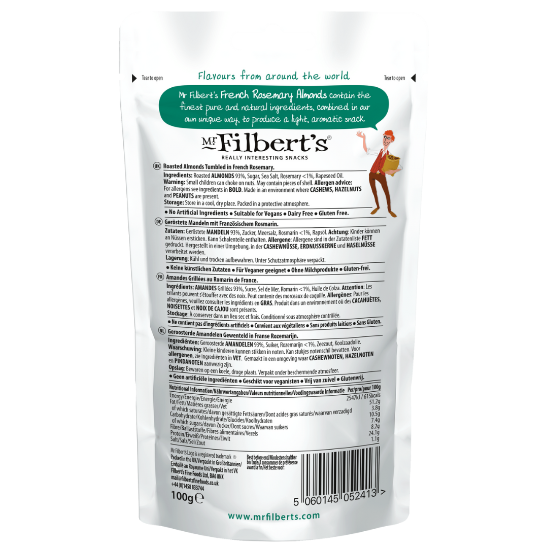 Mr Filbert's French Rosemary Almonds 100g