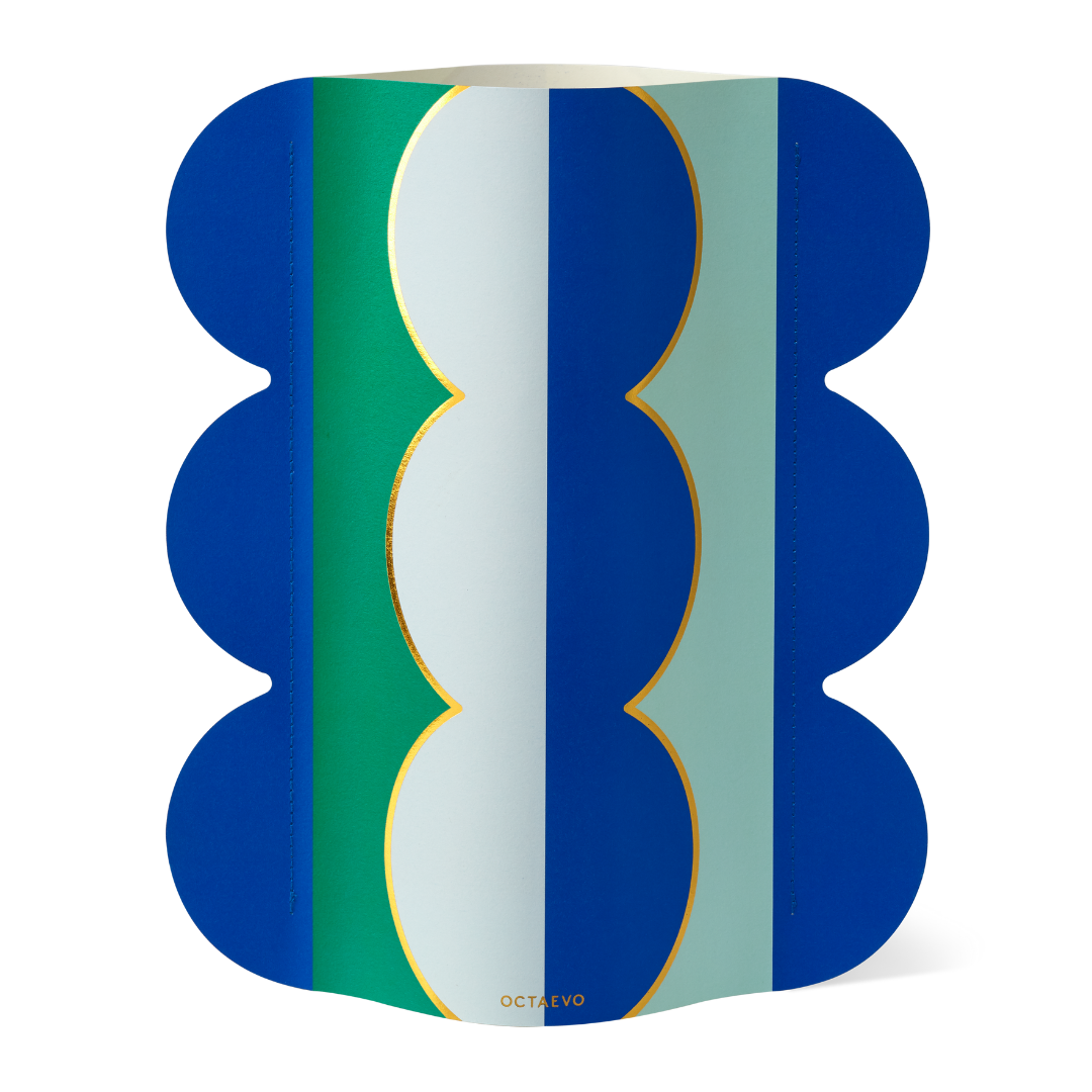 Riviera Wave Paper Vase