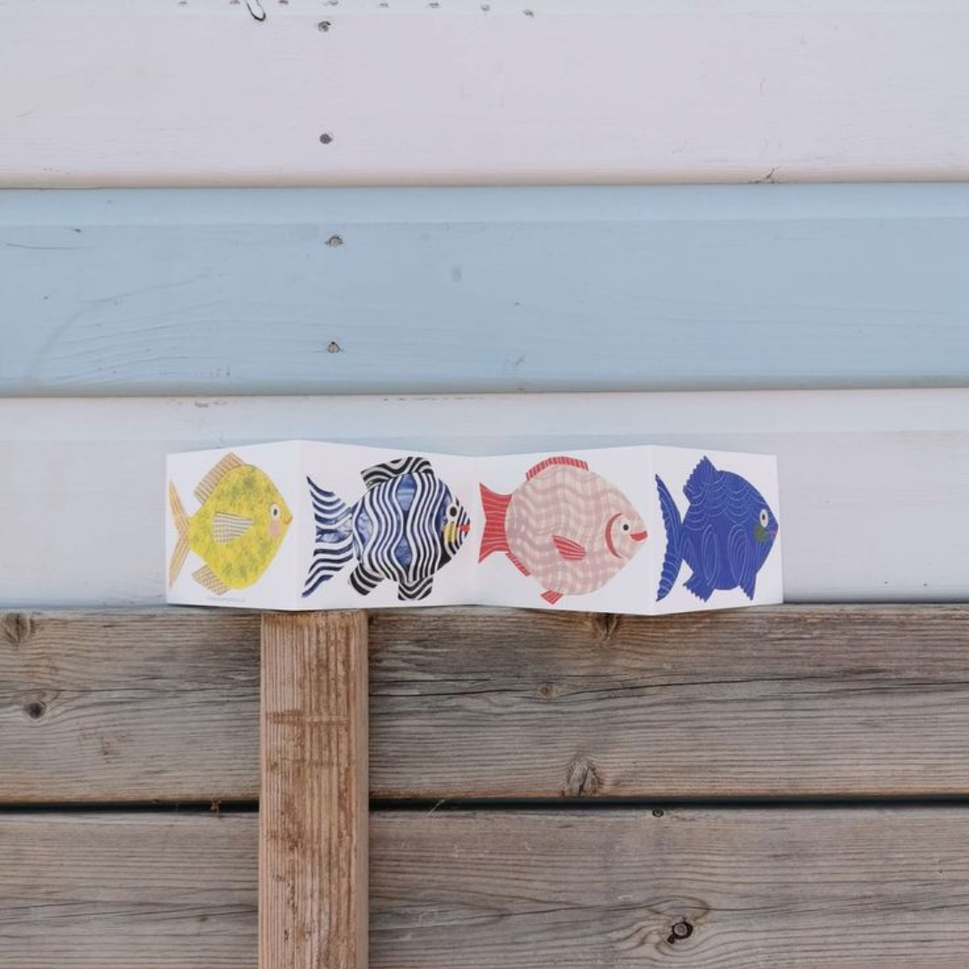 Fish Concertina Mini Card