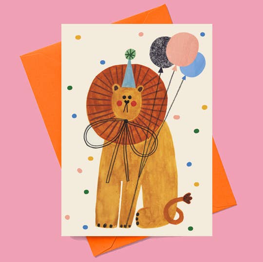 PARTY LION card