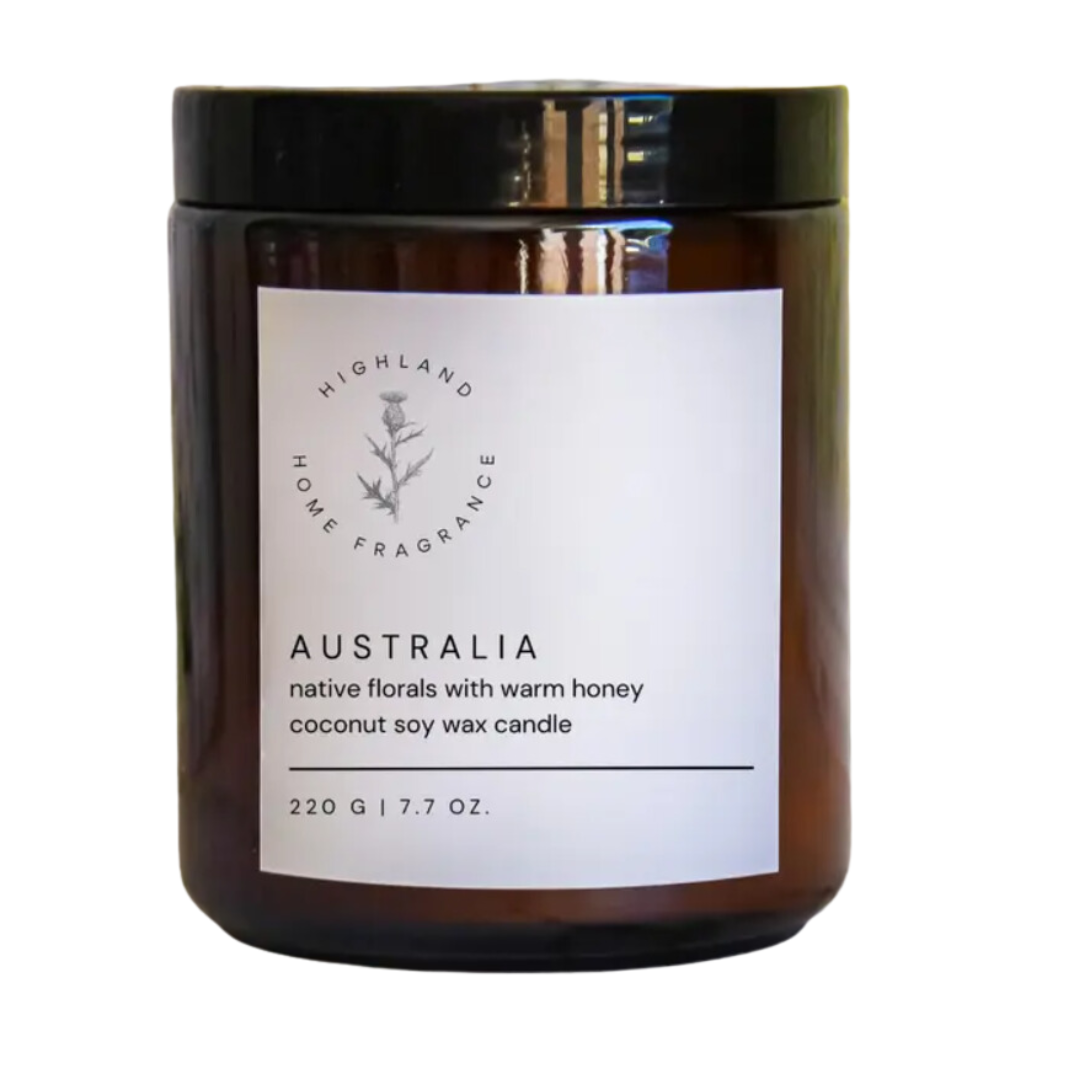 Australia | Native Florals + Honey | 220g Coco Soy Candle