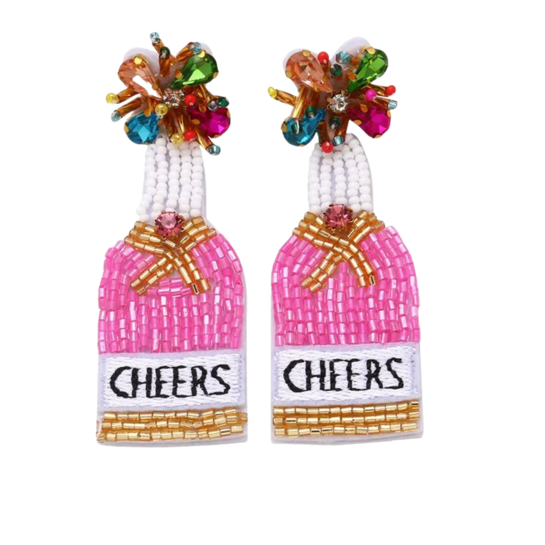 Cheers Champagne Earrings