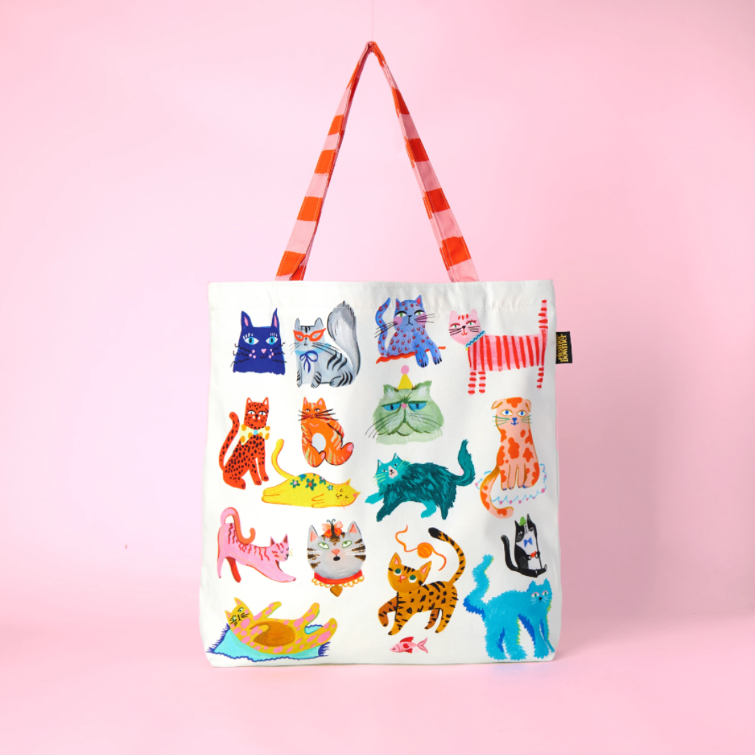 Cat Club Tote Bag