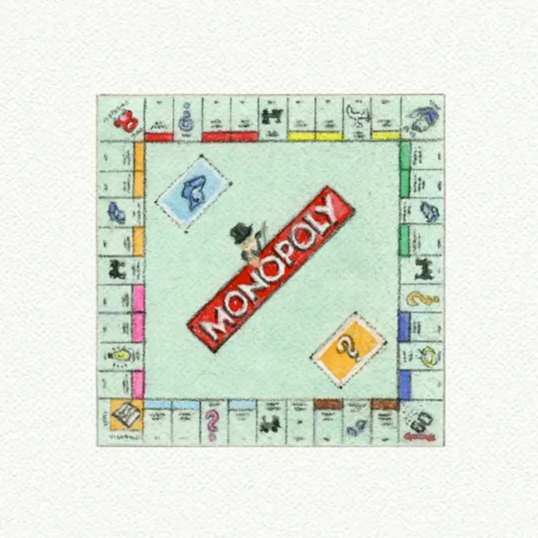 Monopoly - FRAMED Tiny Print