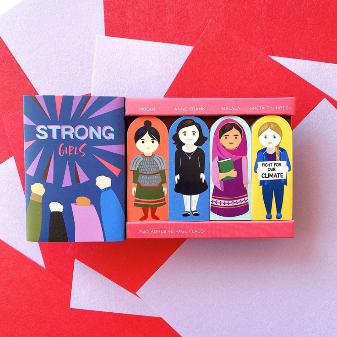 Strong Girls Adhesive Page Flags