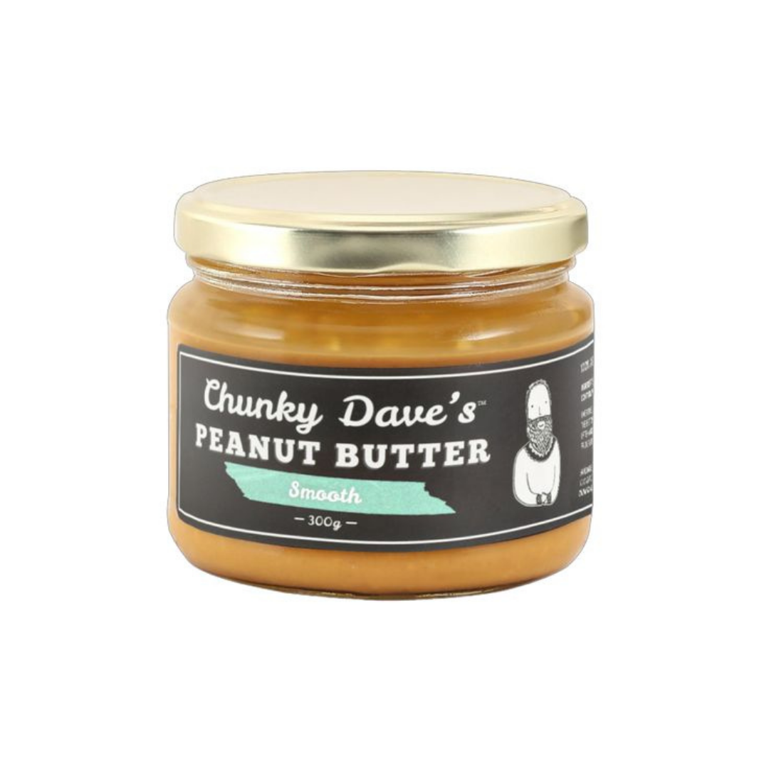 Chunky Dave's Smooth Peanut Butter 300gm