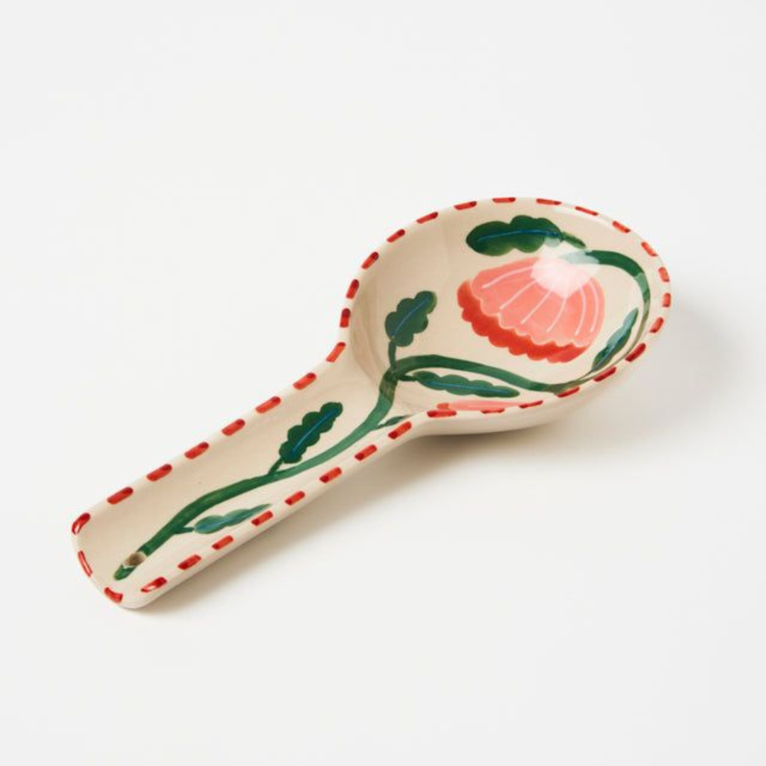 Bloomie Pink Flower Spoon Rest