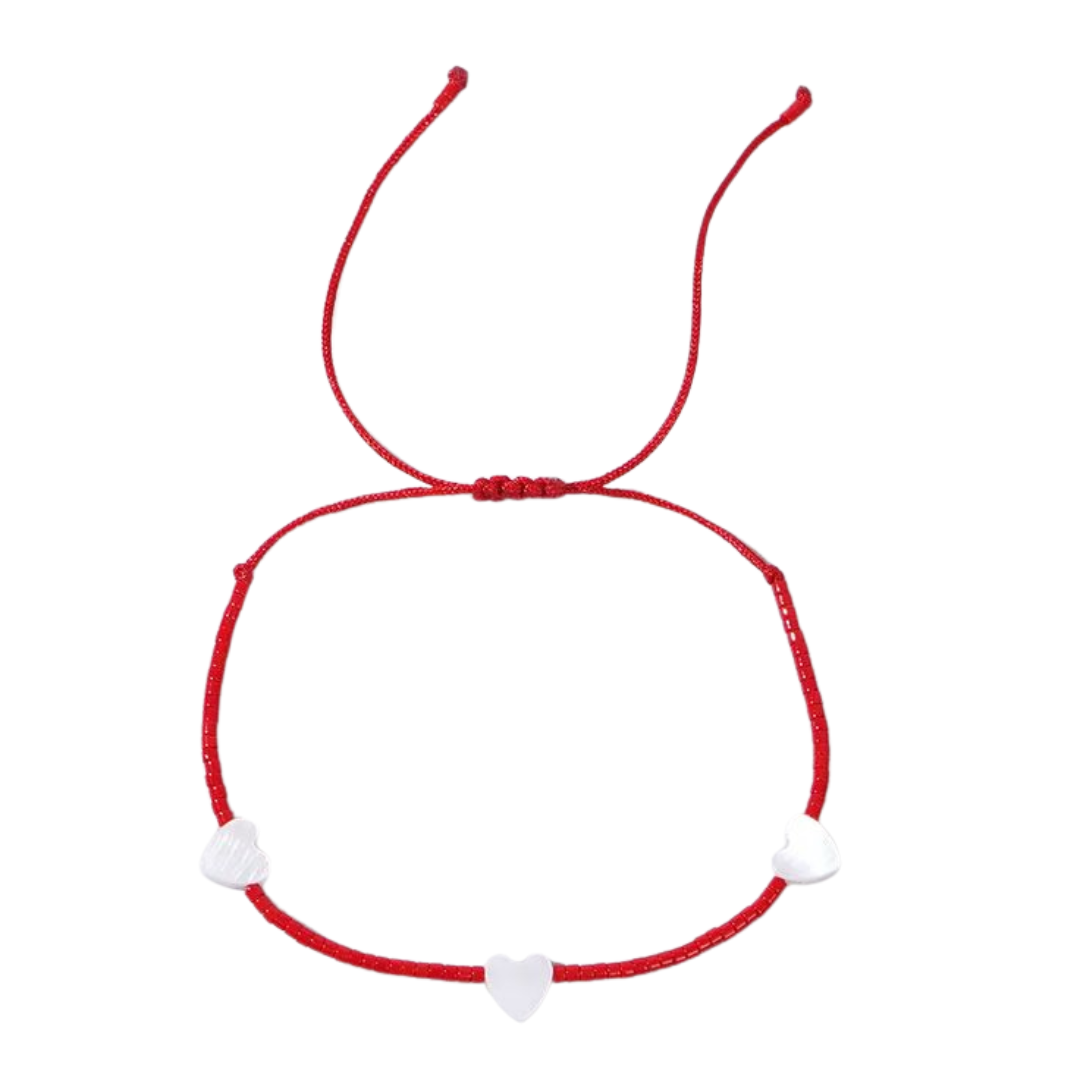 True Love Adjustable Bracelet - Red