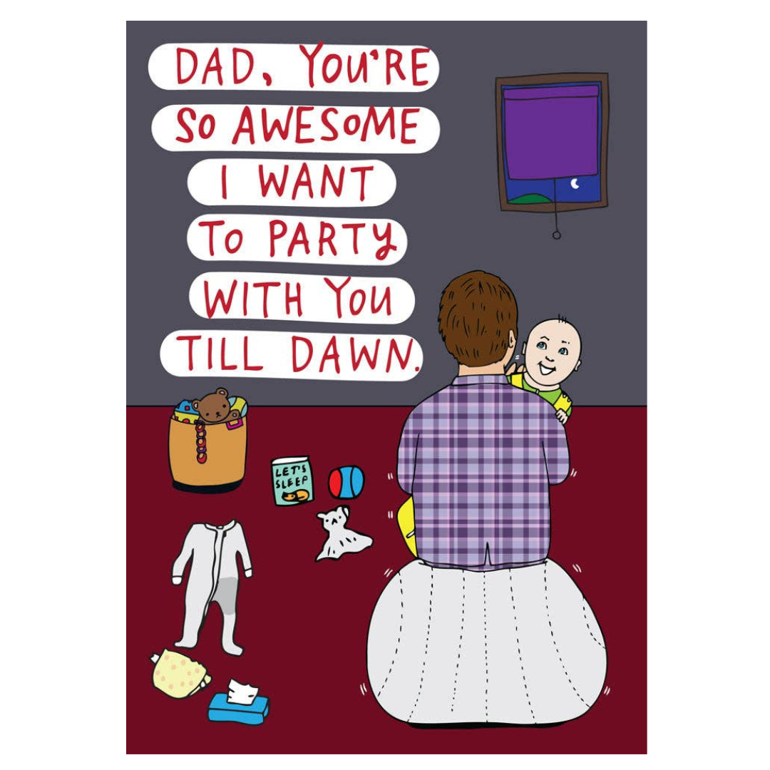 Dad, You’re So Awesome New Dad Card | Able and Game