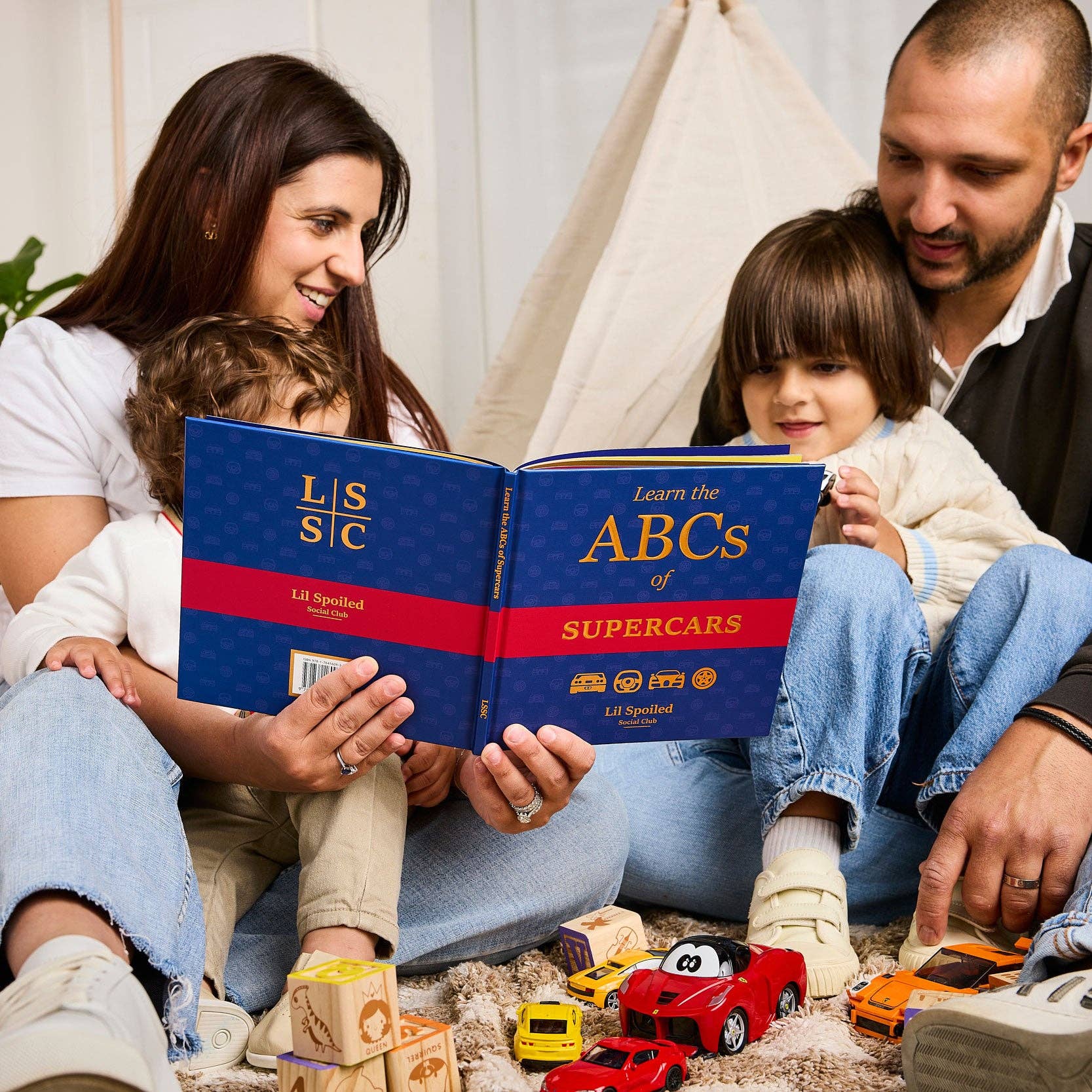 Learn the ABCs of Supercars Book
