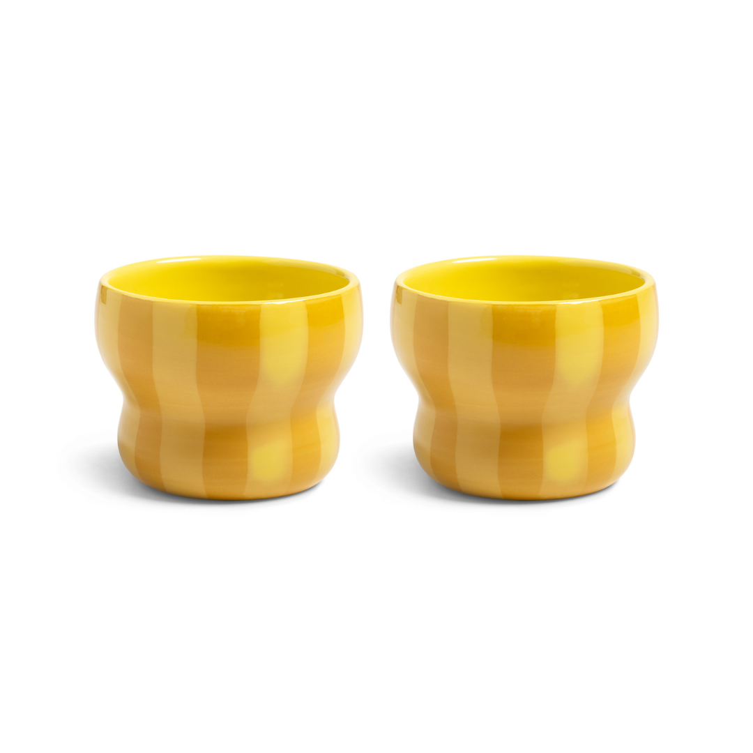 Yellow Circus Mug Set of 2 By &Klevering - Large - PRE ORDER