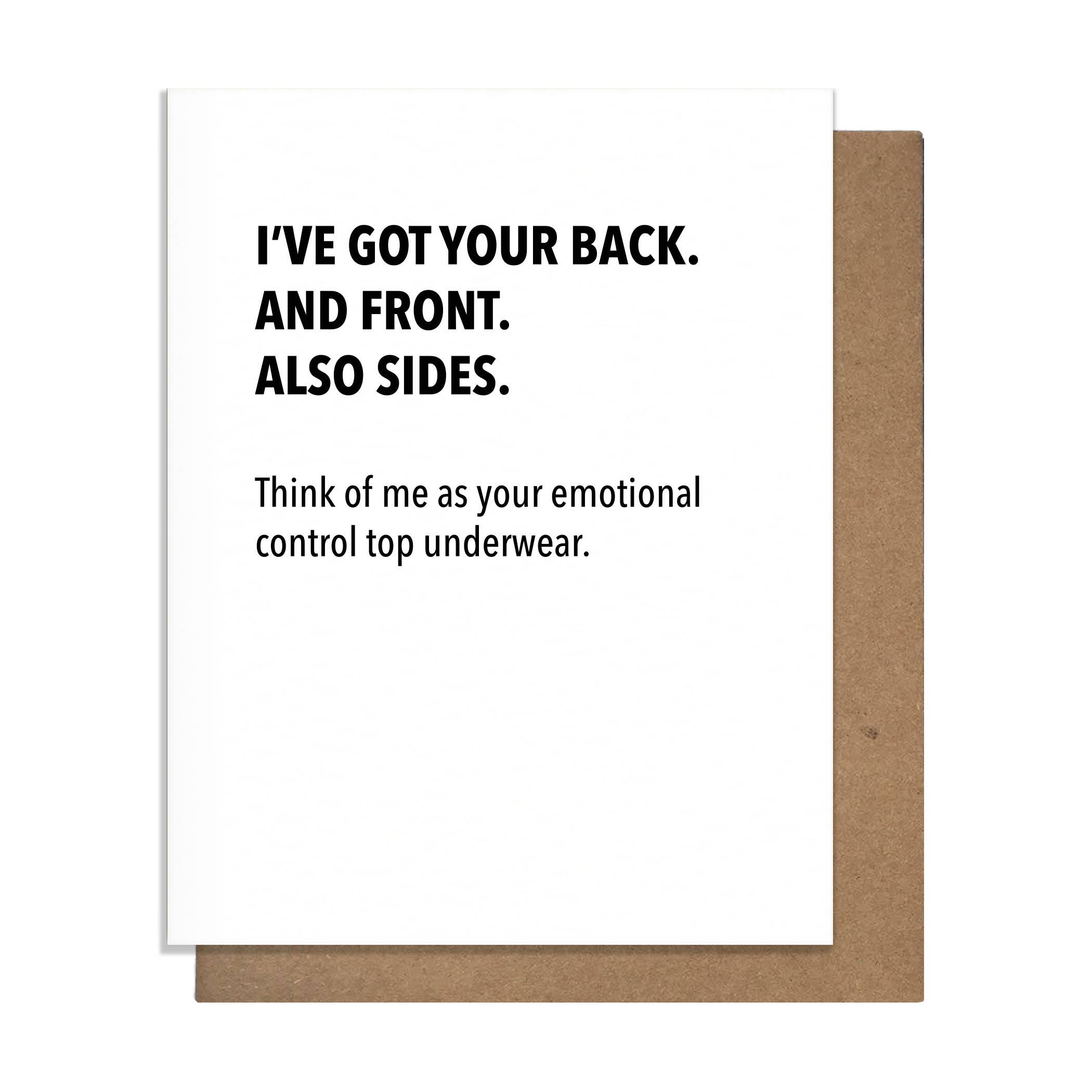 Emotional Support Undies - Card