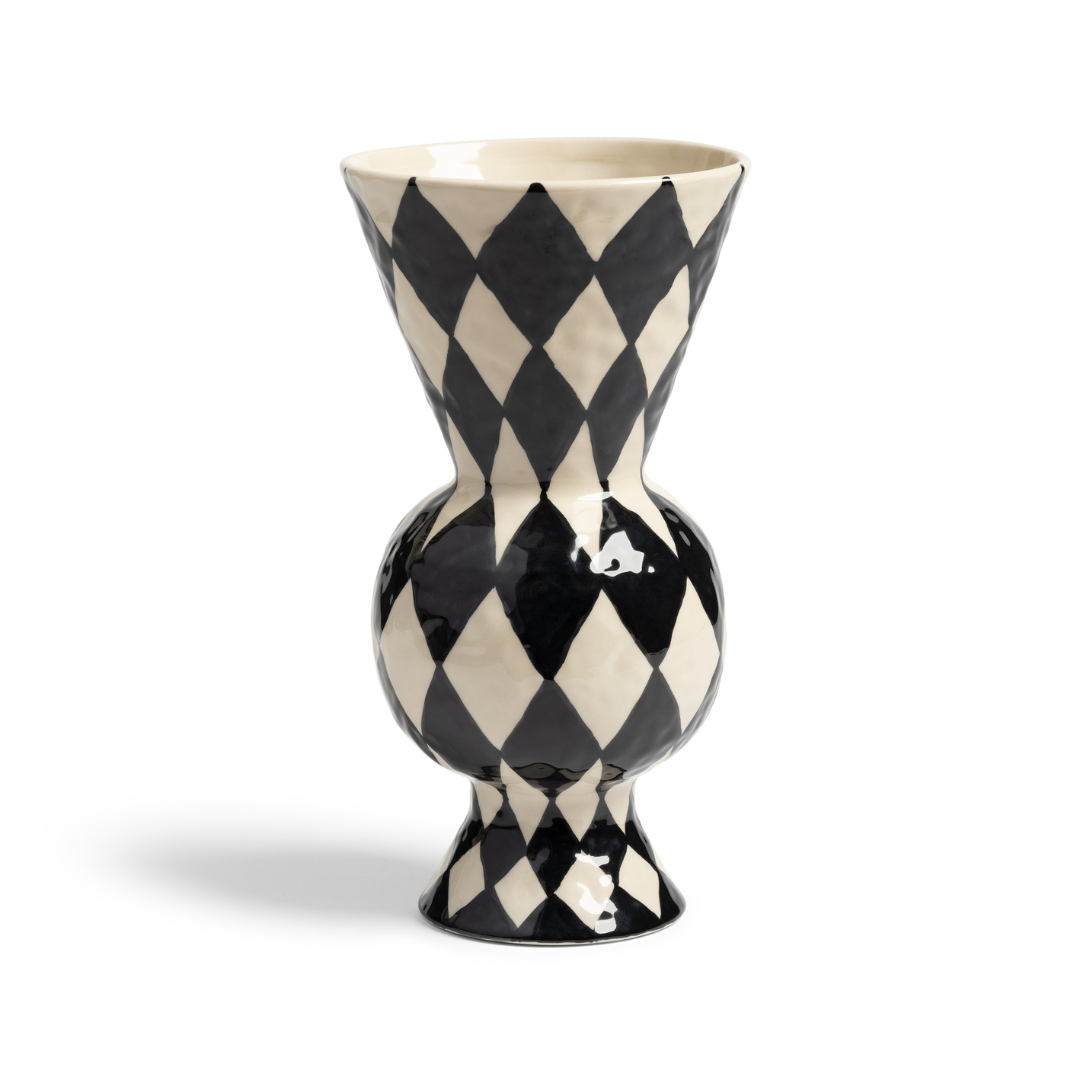 Black Rhombic Vase By &Klevering - PRE ORDER