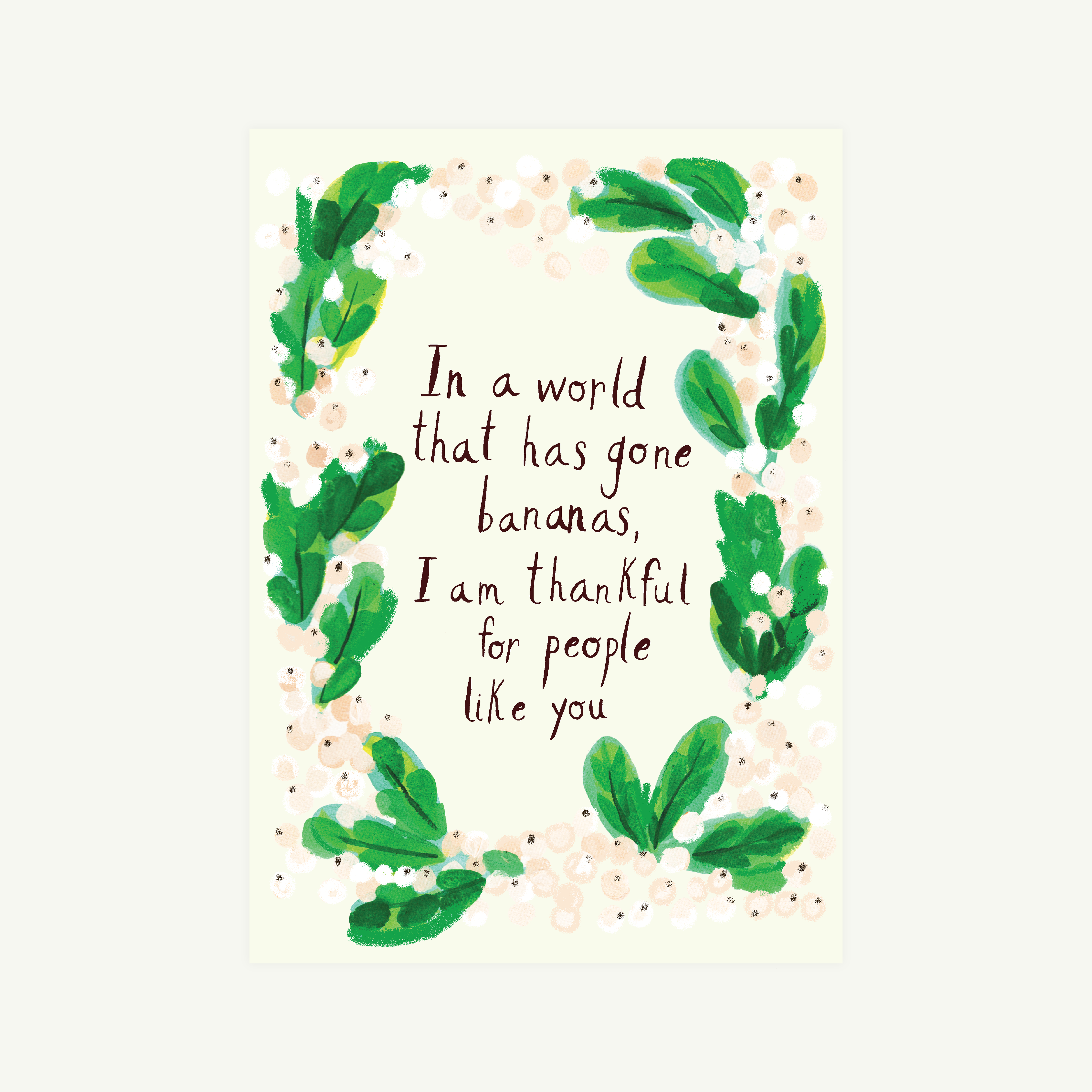 Thankful for You Greeting Card
