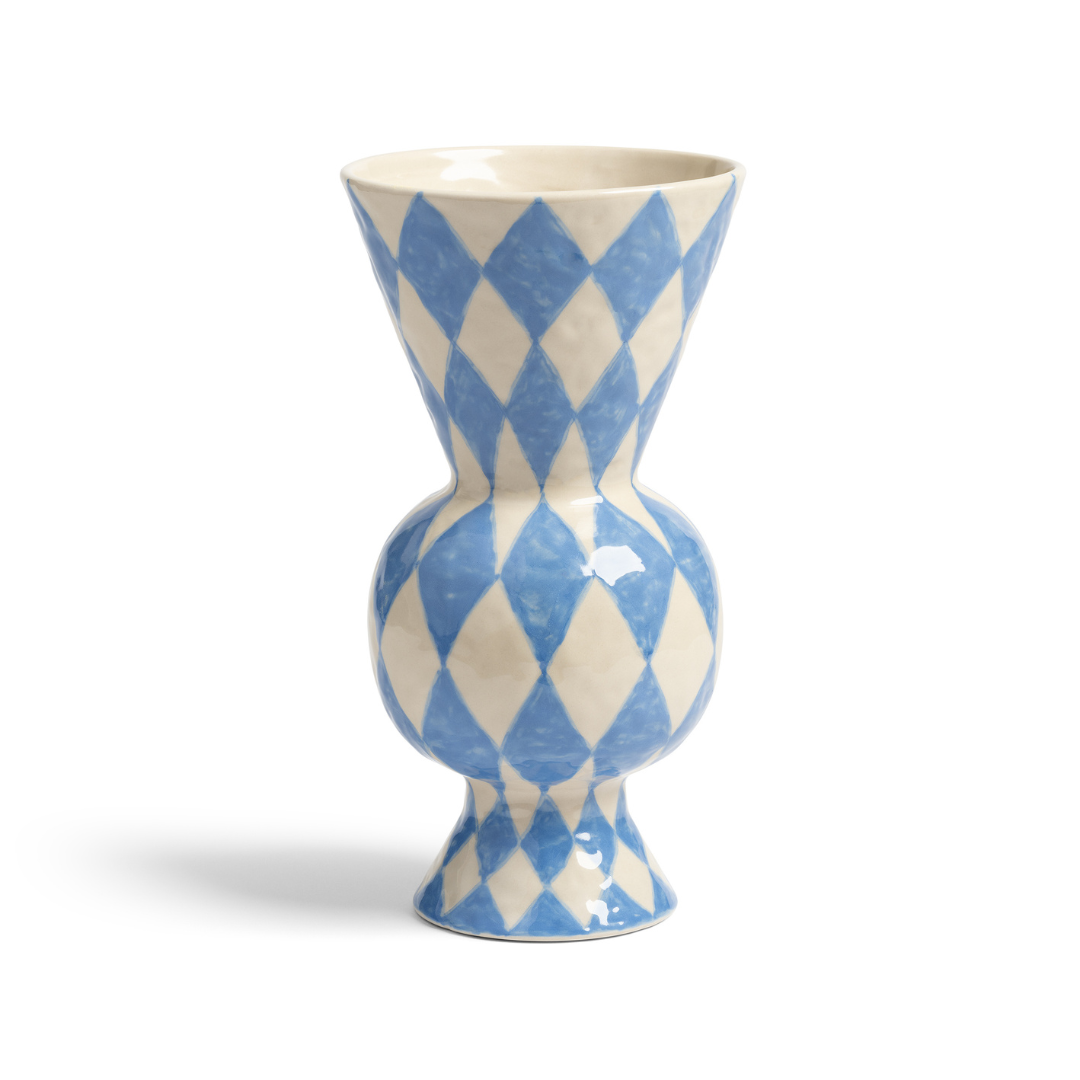 Blue Rhombic Vase By &Klevering - PRE ORDER