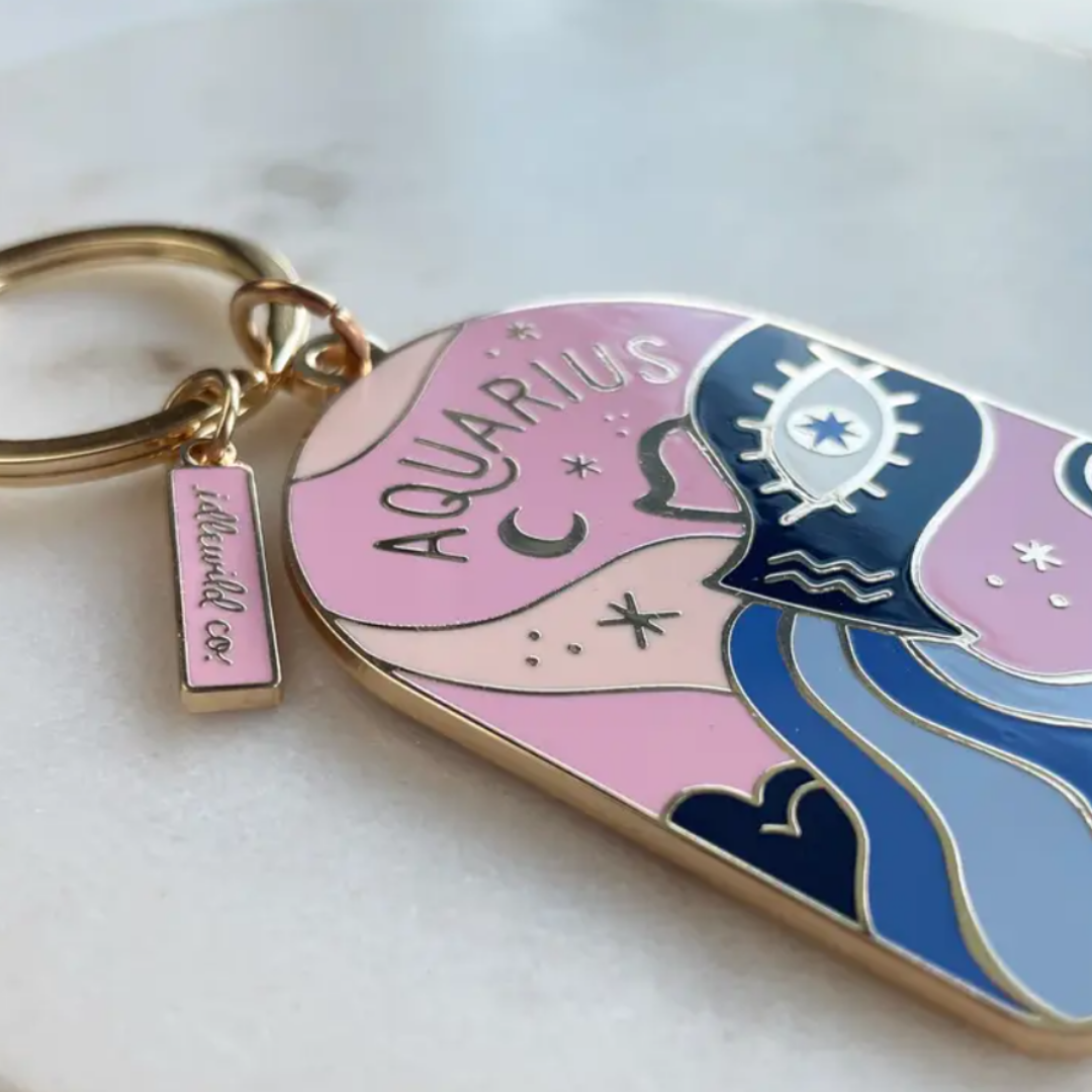 Aquarius Keyring