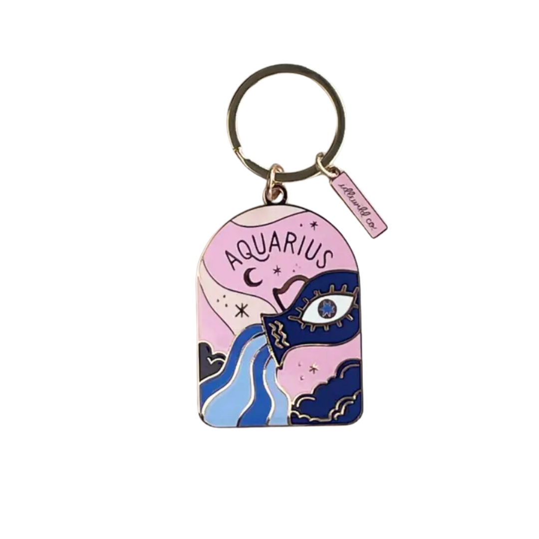 Aquarius Keyring