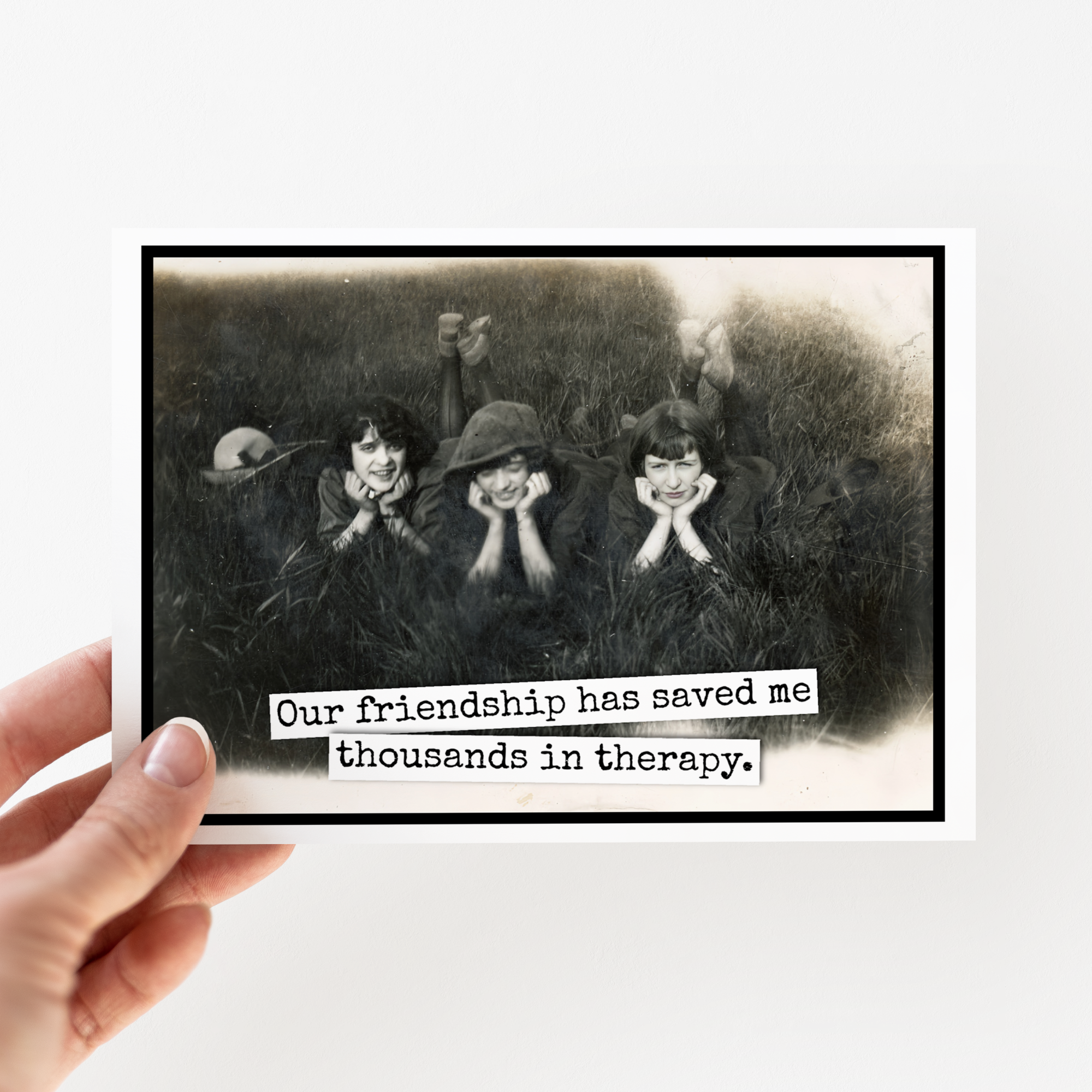 Friendship and Therapy Card