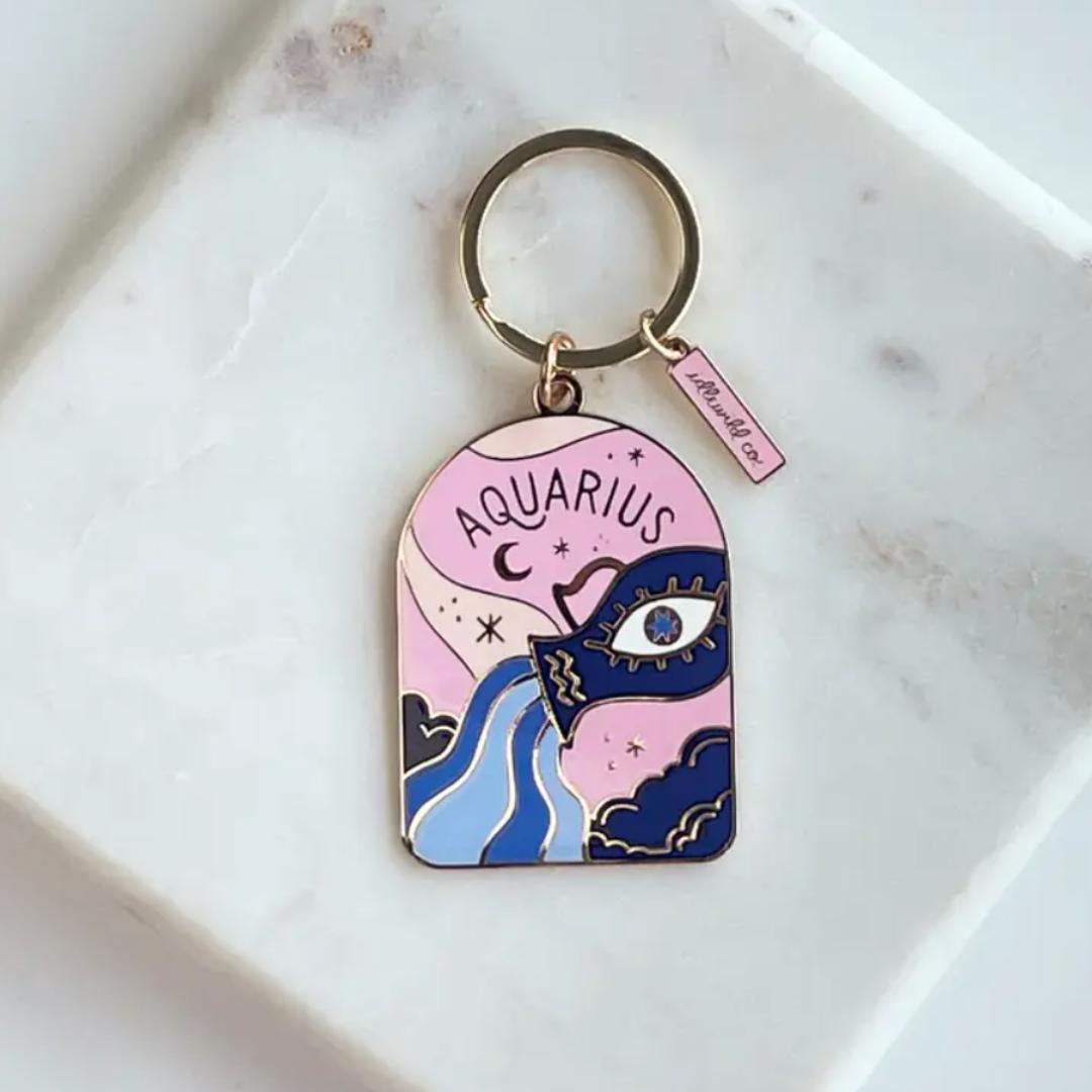 Aquarius Keyring