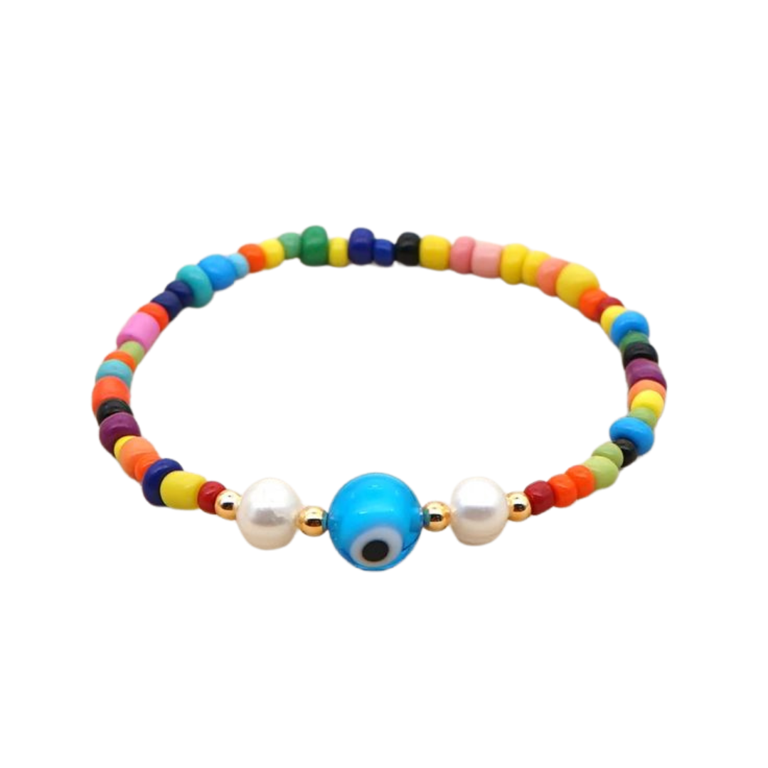 Evil Eye Bracelet - Baby Blue