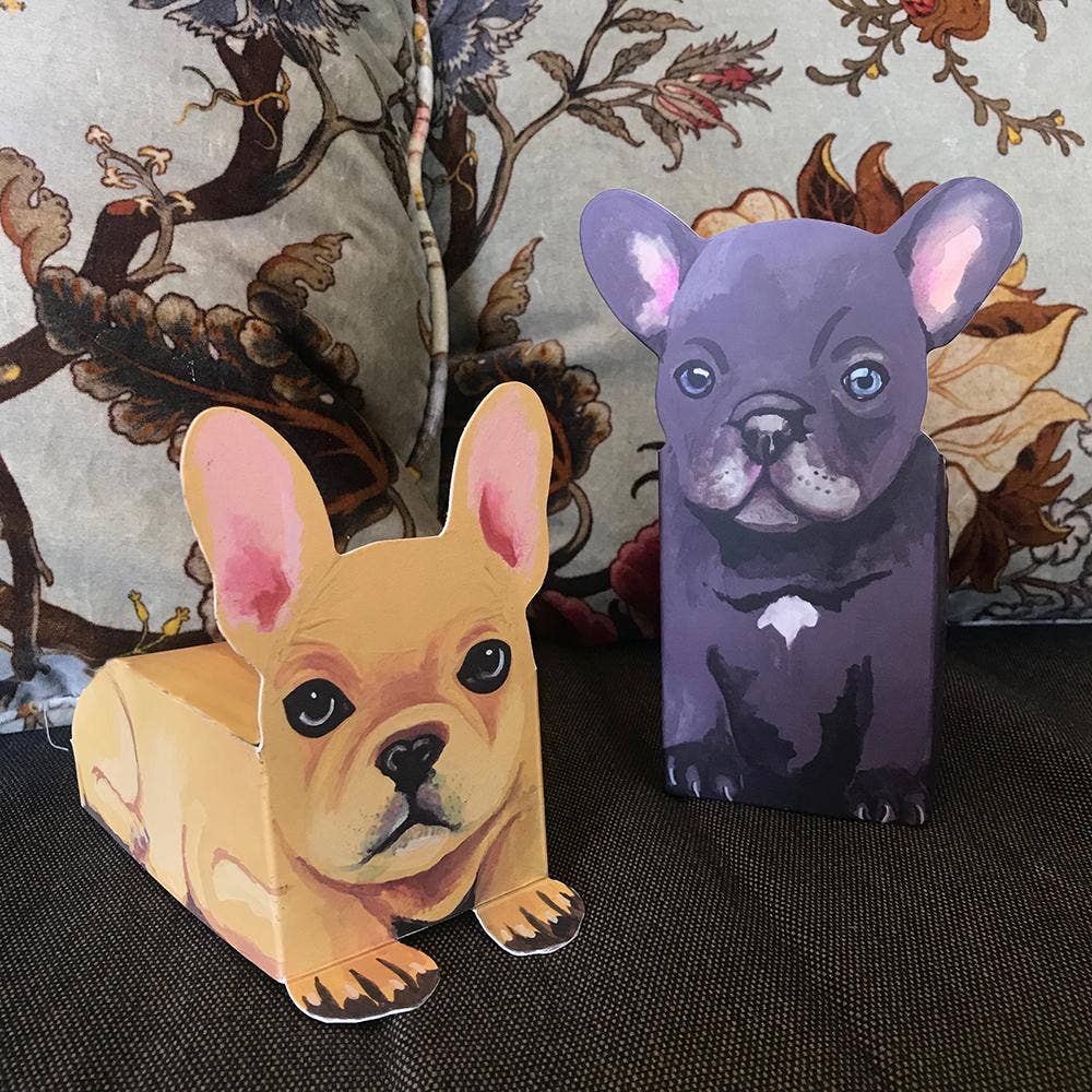 Pop Up Pet Frenchie Puppies – Paper Pet Gift