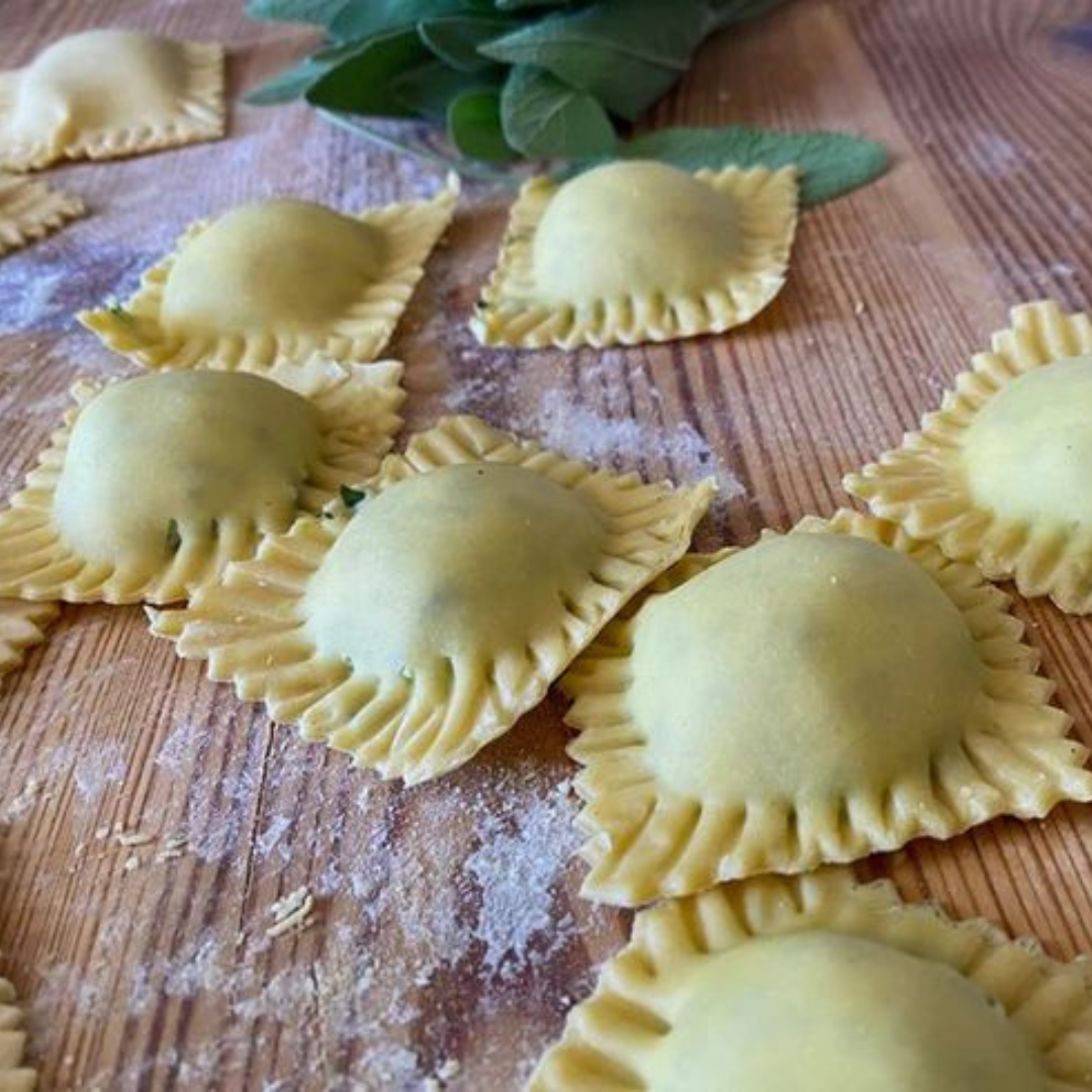 Italian 12-piece Ravioli Mold with Roller