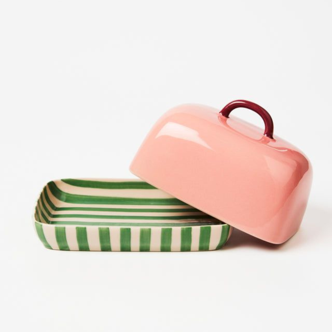 Bloomie Pink Butter Dish