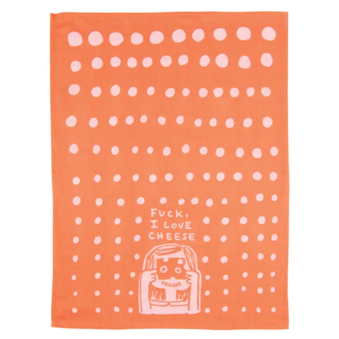 F*ck, I Love Cheese Tea Towel