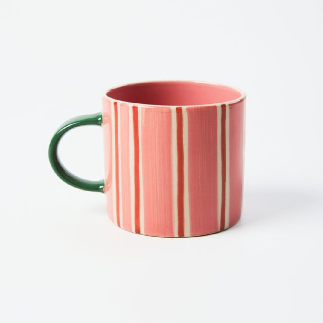 Bloomie Pink Stripe Mug