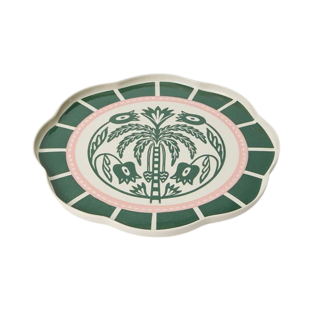 Del Sol Palm Platter - Green