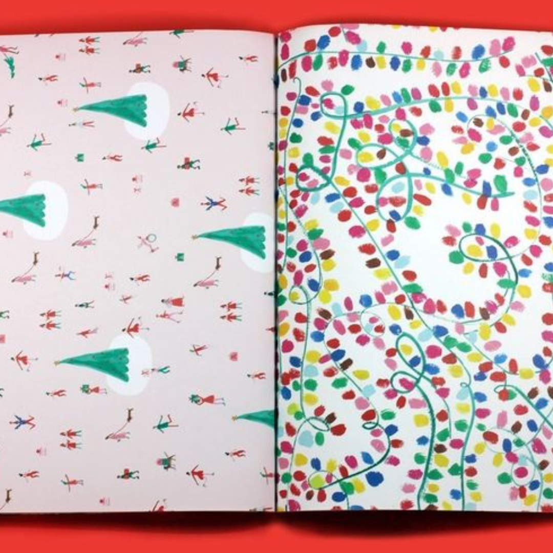 Very Delightful Holiday Wrapping Paper Book