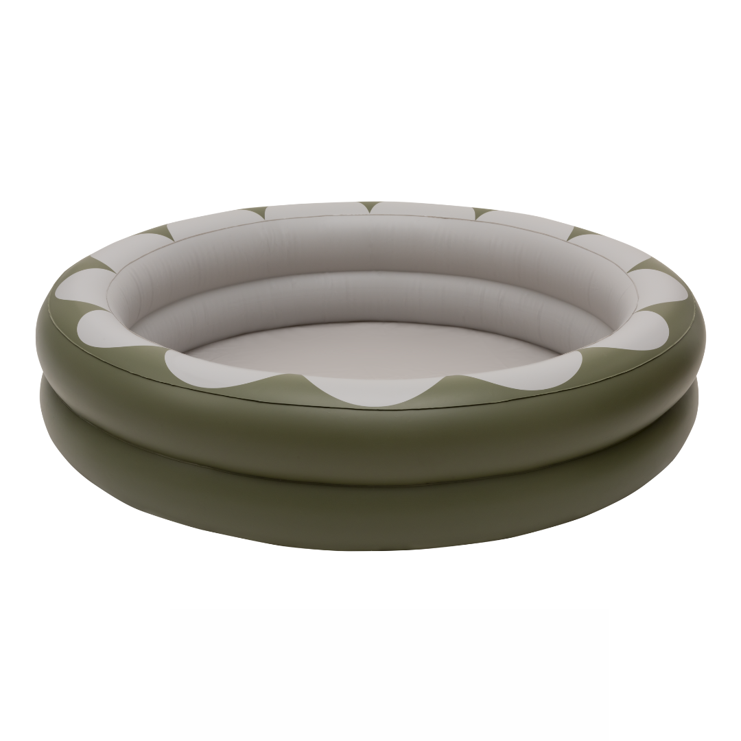 SCALLOP OLIVE ROUND PADDLING POOL