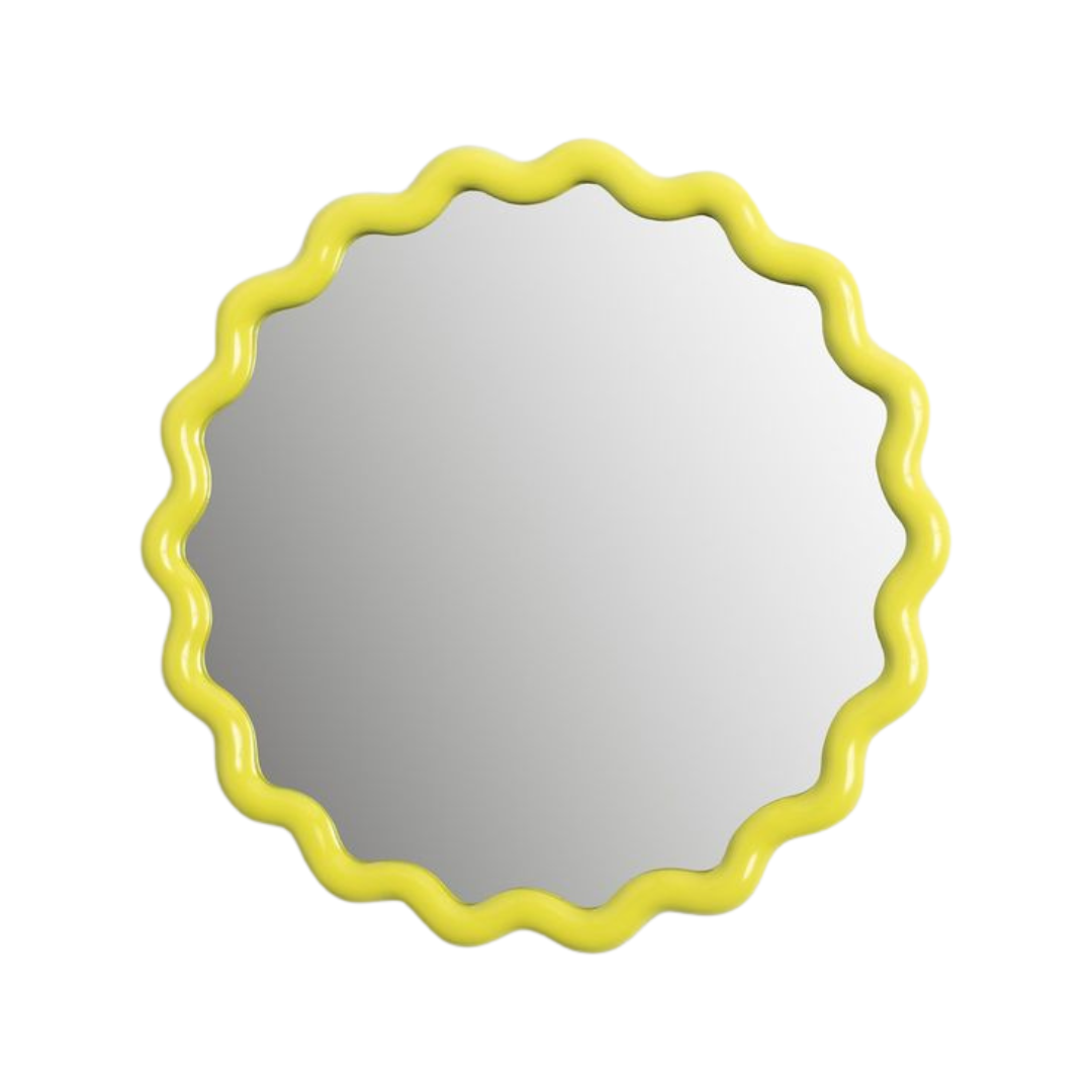 Mirror zigzag yellow - 50% OFF