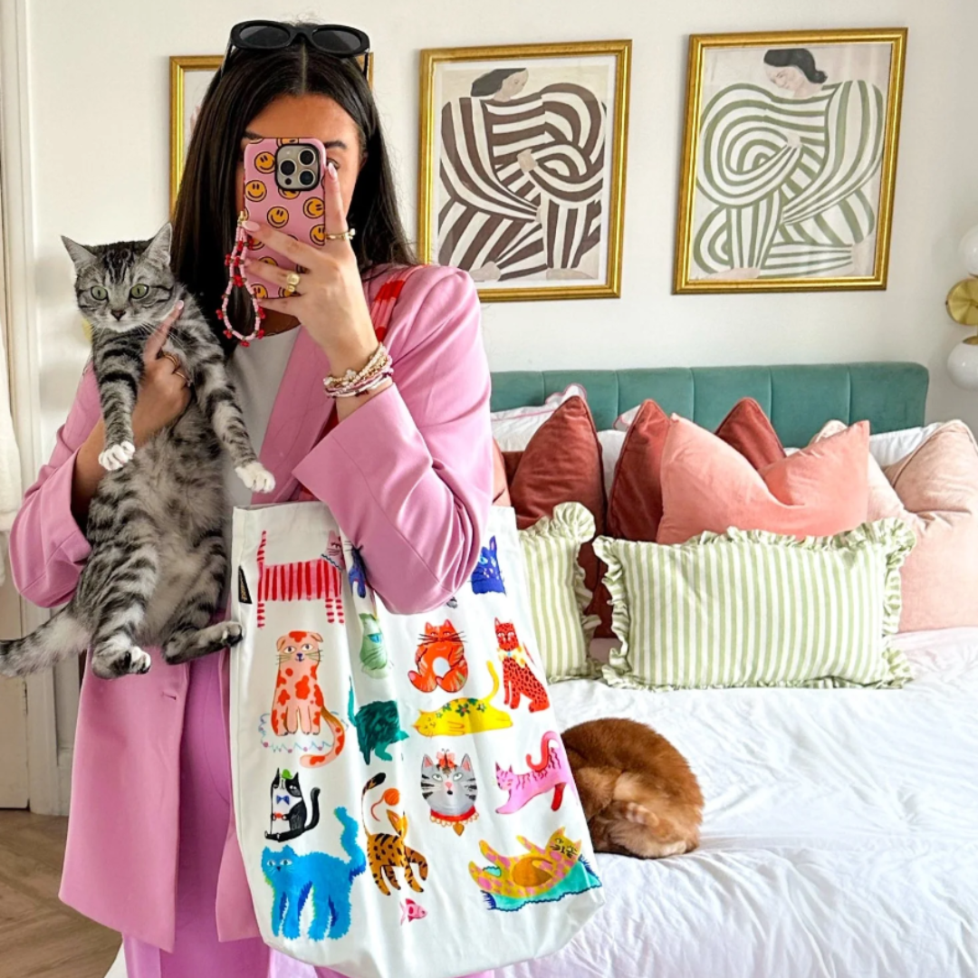 Cat Club Tote Bag