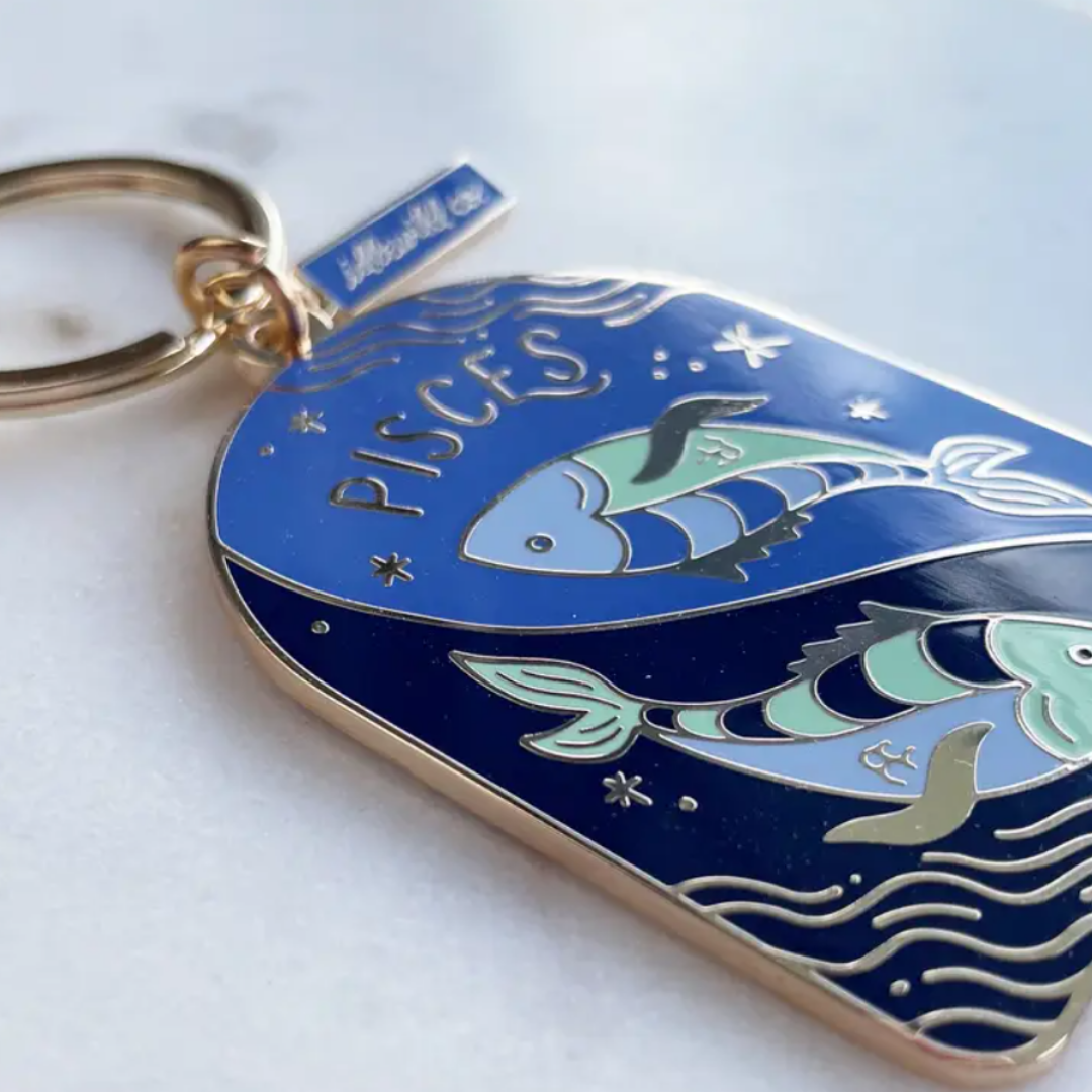 Pisces Keyring