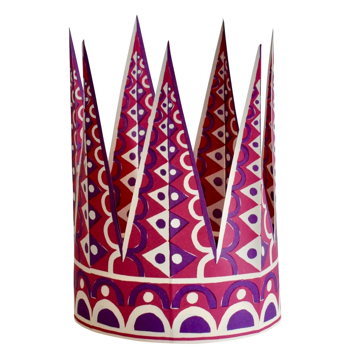 SIX PAPER CROWNS