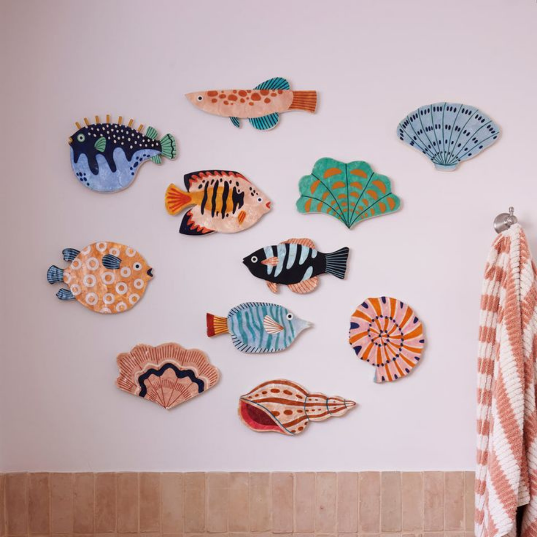 AGNAR SHELL CAPIZ SHELL WALL ART