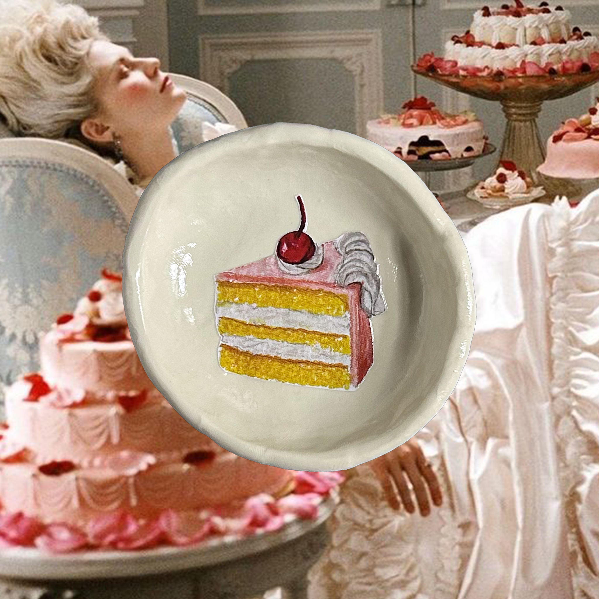 Yellow Cake Trinket Dish