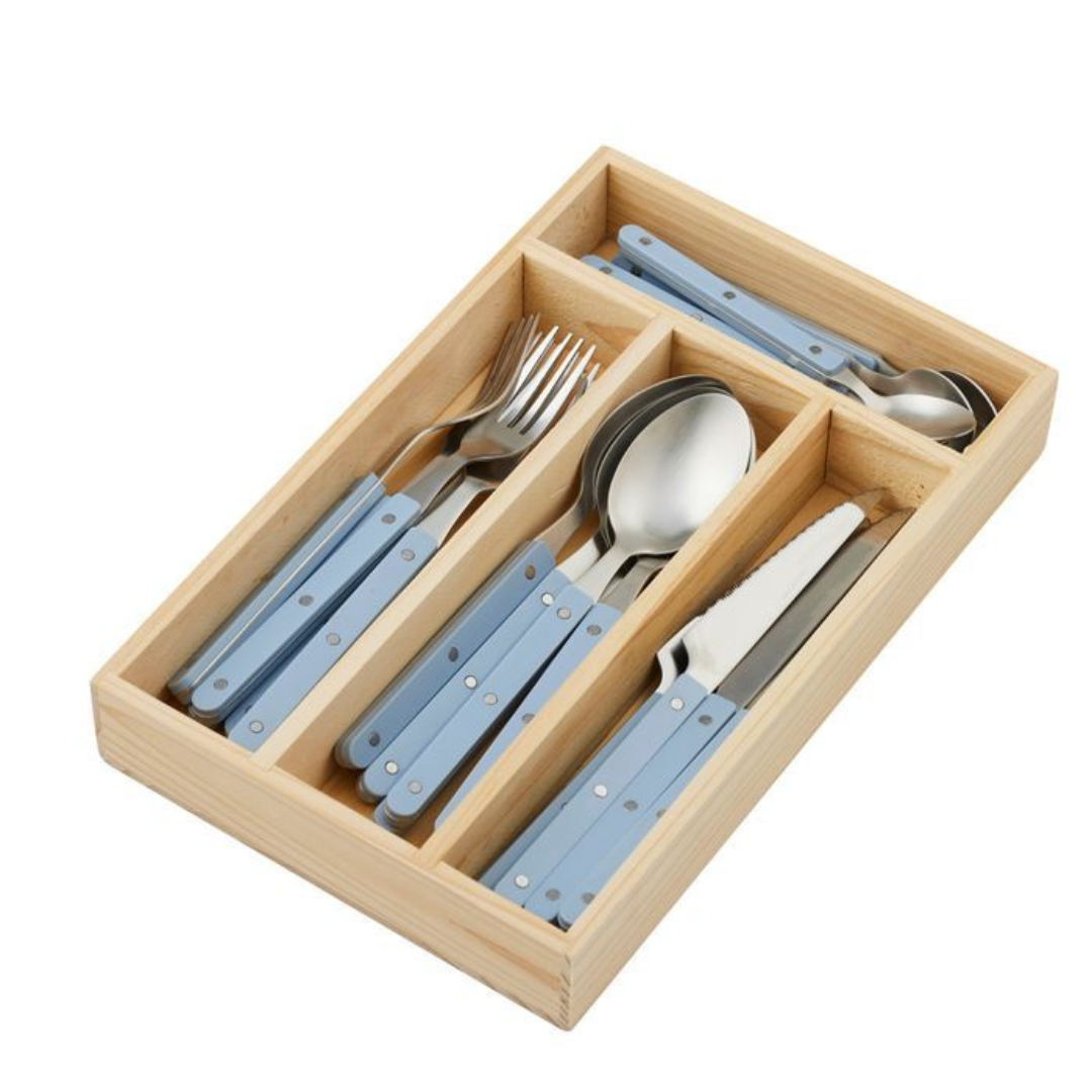 Remi 24-piece Cutlery Set - Denim