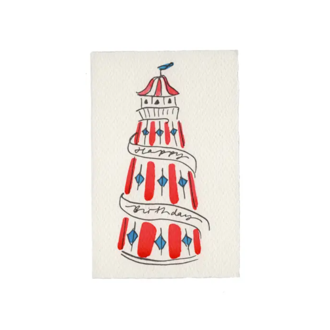 Helter Skelter Birthday Card