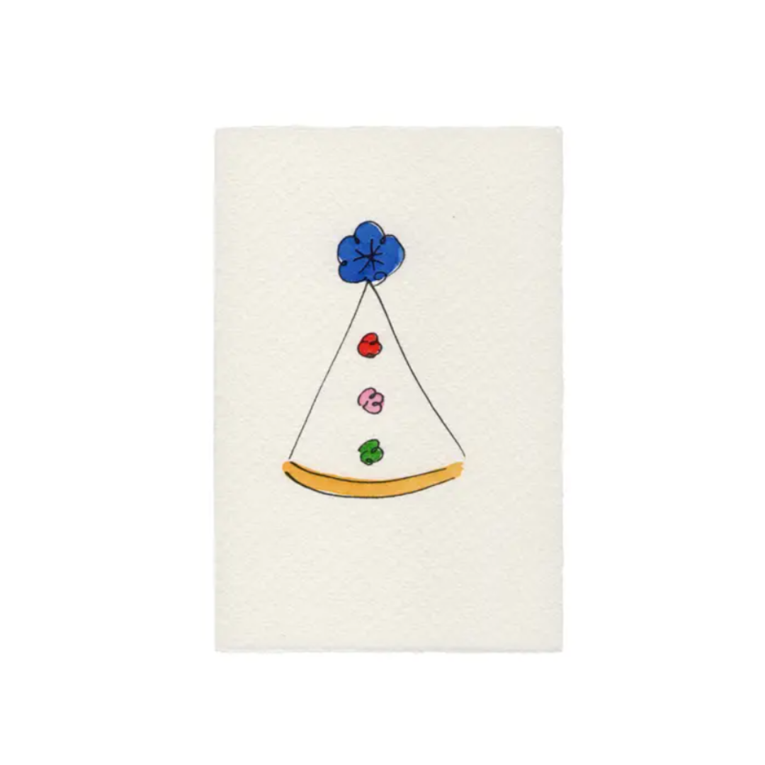 Party Hat Pom Pom Card