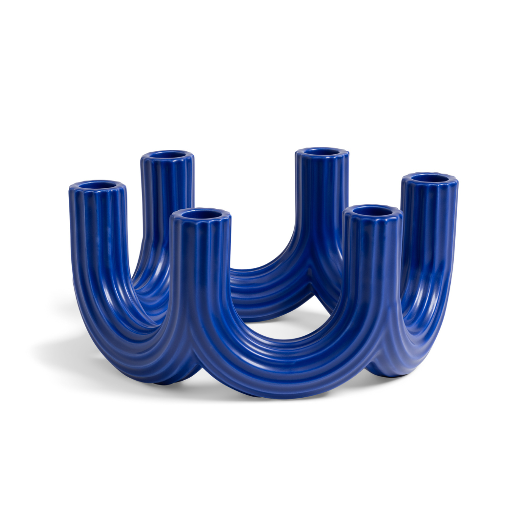 Churros Candle Holder Blue By &Klevering - PRE ORDER
