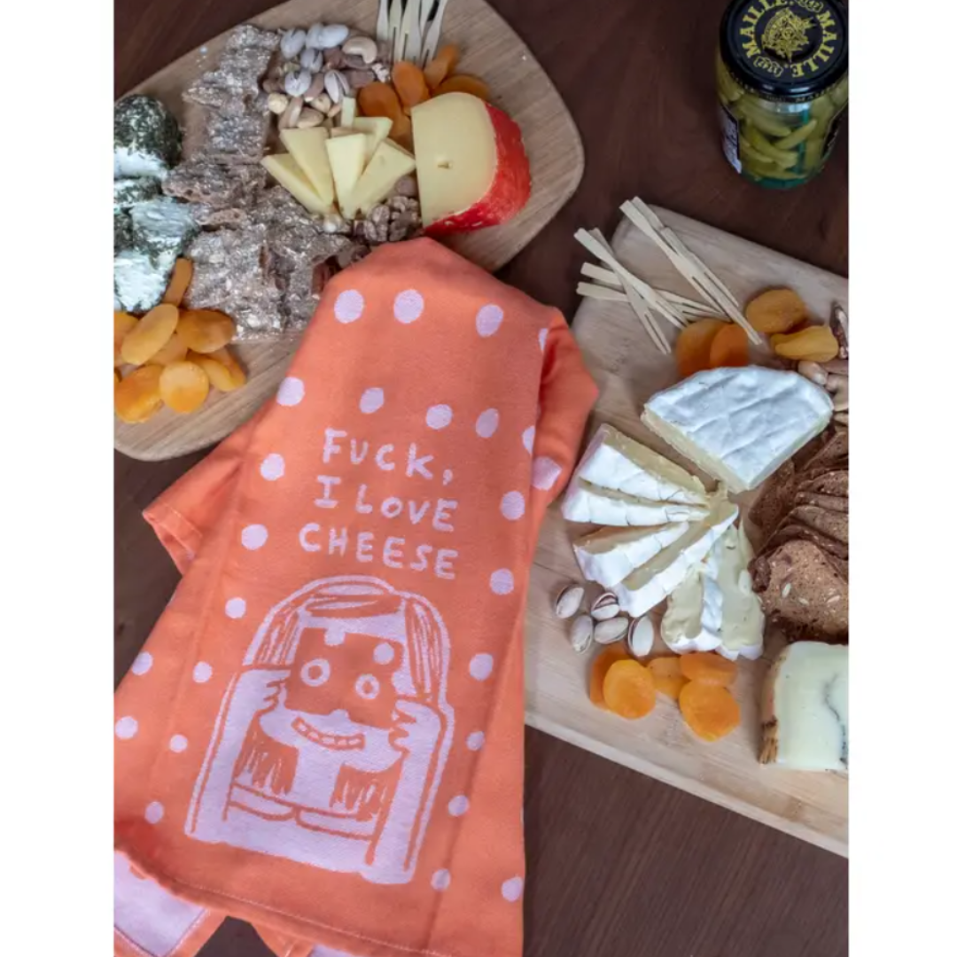 F*ck, I Love Cheese Tea Towel