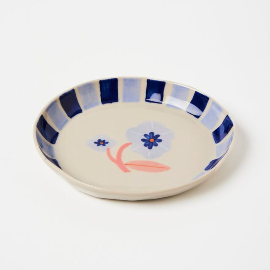 Bloomie Blue Flower Dish