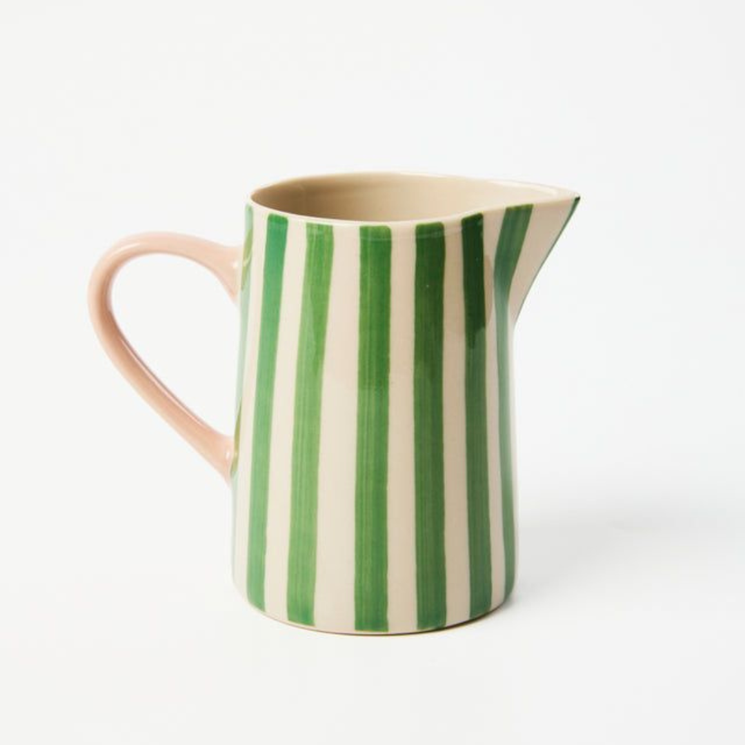 Bloomie Green Milk Jug
